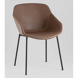 Стул Ashby экокожа светло-коричневый
