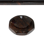 Настольный письменный набор с часами из природного камня обсидиана  Gift for Manager варинант исполнения - 6 | Loft Concept в Сочи