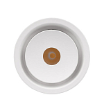 Встраиваемый спот светодиодный белого цвета круглой формы из металла Pure Circle  варинант исполнения - 2 | Loft Concept в Сочи