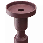 Подсвечник фигурный сливовый Bright Accent 35 см варинант исполнения - 2 | Loft Concept в Сочи