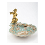 Блюдо с бронзовым ангелом Porcelain Angels of Paradise варинант исполнения - 2 | Loft Concept в Сочи