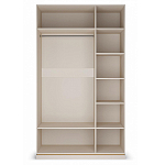 Шкаф трёхдверный с 2-мя зеркальными дверками Satin Furniture варинант исполнения - 2 | Loft Concept в Сочи