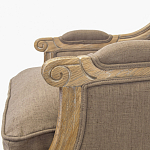 Кресло William Classical Armchair brown flax варинант исполнения - 4 | Loft Concept в Сочи