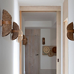 Бра плетеное из ротанга Chainmail варинант исполнения - 3 | Loft Concept в Сочи