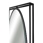 Зеркало овальное в металлической оправе в стиле лофт Urban Style Space варинант исполнения - 3 | Loft Concept в Сочи