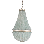 Люстра с каскадом из стеклянных декоративных элементов Shining Sea Glass варинант исполнения - 2 | Loft Concept в Сочи