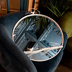 Зеркало настенное в раме белого цвета с декором птица на ветке Mirror Portal варинант исполнения - 3 | Loft Concept в Сочи