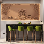 Барельеф OWLS варинант исполнения - 1 | Loft Concept в Сочи