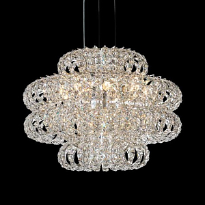 Люстра круглая с россыпью хрусталя Perfection of Diamonds