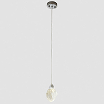 Подвесной светильник с хрустальным плафоном хром Esme Crystal Chrome Hanging Lamp варинант исполнения - 2 | Loft Concept в Сочи