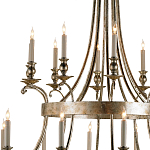 Люстра большая двухъярусная на 30 ламп Grand Chandelier варинант исполнения - 1 | Loft Concept в Сочи