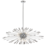 Дизайнерский светильник с лучами Morning Sun Chandelier Silver варинант исполнения - 3 | Loft Concept в Сочи