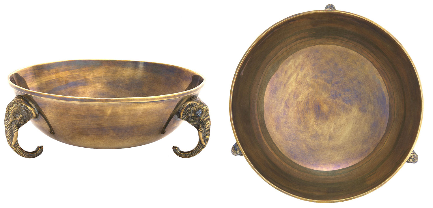 Чаша Eichholtz Bowl Maharaja brass Чаша Eichholtz Bowl Maharaja brass - Loft-Concept в Сочи