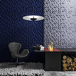 Гипсовая 3D Панель M-45 варинант исполнения - 1 | Loft Concept в Сочи