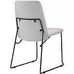 Стул мягкий светло-серый Chair Gray Runners варинант исполнения - 3 | Loft Concept в Сочи