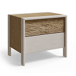 Тумба 2 ящика с подсветкой на рельефном фасаде Warm Industrial варинант исполнения - 7 | Loft Concept в Сочи