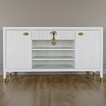 Комод-буфет Elsa Dreams White с открытыми полками   варинант исполнения - 4 | Loft Concept в Сочи