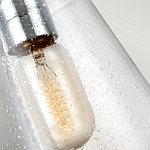 Бра с плафоном в форме колокола из прозрачного стекла с пузырьками Feiss варинант исполнения - 5 | Loft Concept в Сочи