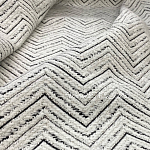 Мебельная ткань Шенилл черно-белый принт 145 см T3-38 варинант исполнения - 1 | Loft Concept в Сочи