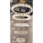 Многоярусная Люстра Elizabeth Золото Вертикальная композиция из пяти хрустальных светильников варинант исполнения - 2 | Loft Concept в Сочи