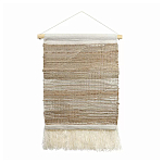 Панно из шерсти и хлопка с узором Beige Calista Cascade варинант исполнения - 2 | Loft Concept в Сочи