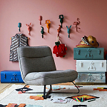 Настенный крючок в виде совы Owl Wall Hook Blue варинант исполнения - 4 | Loft Concept в Сочи