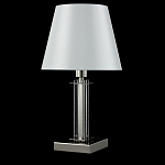 Настольная лампа с белым тканевым абажуром в форме конуса Laurent варинант исполнения - 4 | Loft Concept в Сочи