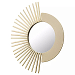Зеркало-солнце круглое с золотистыми лучами SunMoon  варинант исполнения - 1 | Loft Concept в Сочи