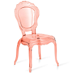 Прозрачный стул розовый LOUIS GHOST CHAIR Pink варинант исполнения - 1 | Loft Concept в Сочи