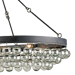 Люстра большая овальная с подвесными стеклянными элементами Impressive Profile варинант исполнения - 1 | Loft Concept в Сочи