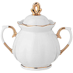 Чайный сервиз из фарфора со стразами на 6 персон 15 предметов Shine Porcelain варинант исполнения - 2 | Loft Concept в Сочи