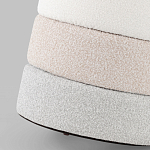 Пуф Three Colors в ткани букле из трех цветов  варинант исполнения - 5 | Loft Concept в Сочи