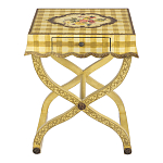 Приставной столик с ящиком в стиле ретро Vintage Rustic Tablecloth варинант исполнения - 1 | Loft Concept в Сочи