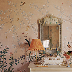 Обои ручная роспись Cecily pink варинант исполнения - 4 | Loft Concept в Сочи