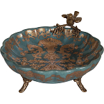 Блюдо фарфоровое Птица на ветке Flora варинант исполнения - 2 | Loft Concept в Сочи