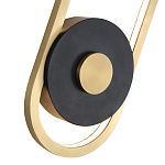 Бра с овальной рамой цвета латунь Midnight Orbit варинант исполнения - 2 | Loft Concept в Сочи