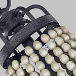 Люстра с 6-ю лампами и кремовыми деревянными бусинами Feiss варинант исполнения - 6 | Loft Concept в Сочи