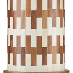 Настольная лампа с узором вдоль колоннообразного основания Brick Surface варинант исполнения - 1 | Loft Concept в Сочи