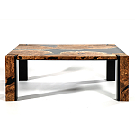 Кофейный Стол River in Autumn Elm Resin Coffee Table варинант исполнения - 3 | Loft Concept в Сочи
