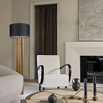 Настольная лампа с металлиеским черным трубчатым основанием Fulgurite варинант исполнения - 4 | Loft Concept в Сочи