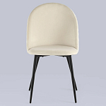 Мягкий стул в бежевом велюре Miruna Chair варинант исполнения - 3 | Loft Concept в Сочи