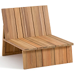 Уличное кресло из массива акации Trivett Wooden Chair варинант исполнения - 5 | Loft Concept в Сочи