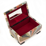 Шкатулка из натурального камня змеевик Stone Casket варинант исполнения - 3 | Loft Concept в Сочи