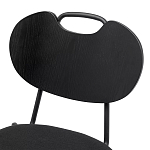 Стул с мягким сиденьем черный Stool Loft Black варинант исполнения - 6 | Loft Concept в Сочи
