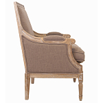 Кресло William Classical Armchair brown flax варинант исполнения - 1 | Loft Concept в Сочи