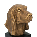 Держатель для книг с бронзовыми фигурками головы собаки Dog Elegance  варинант исполнения - 4 | Loft Concept в Сочи