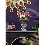 Чаша из прозрачного стекла на бронзовых ножках в виде стрекоз Eden Garden варинант исполнения - 3 | Loft Concept в Сочи