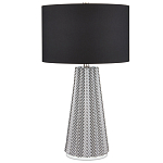 Настольная лампа с черно-белым узором Wavy Stripes варинант исполнения - 2 | Loft Concept в Сочи