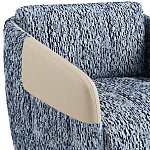 Дизайнерское Кресло William с кожаными подлокотниками  варинант исполнения - 3 | Loft Concept в Сочи