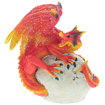 Декоративная статуэтка Дракон Red Yellow Dragon Statuette варинант исполнения - 1 | Loft Concept в Сочи
